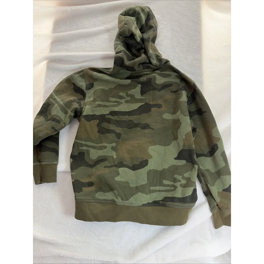 Gap Hoodie Kids XL (12-13)  Camouflage Cotton Graphic Print  Retro Grunge 90s‎